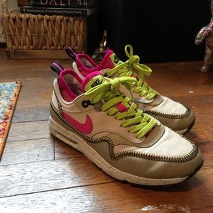❌SOLD ❌ Nike Air Max 1: Hot Pink/Cream/Neon Green